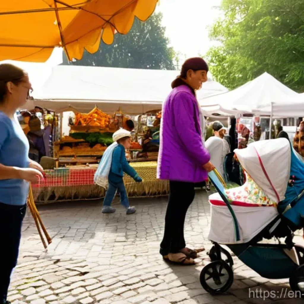 통가 내 정치 체제 및 선거 - **Prompt:** A bustling and vibrant community festival during the golden hour, set in a picturesque t...